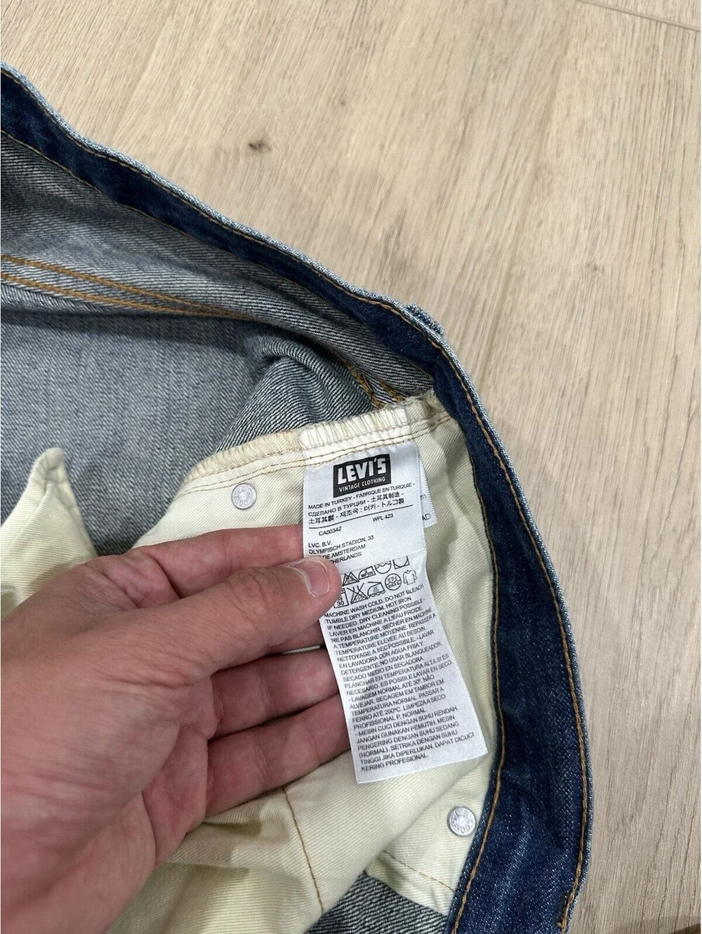 LVC Levi's Vintage Clothing 36x34 505-0217 BigE Selvedge Jeans